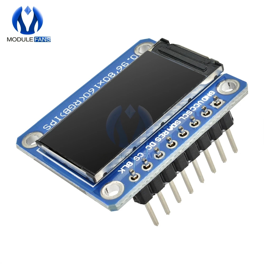 Полноцветный TFT модуль 0 96 дюйма 8 контактов IPS SPI HD 65K Привод IC 160*80 ЖК дисплей 3 В