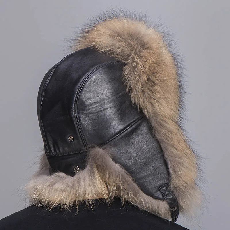 big fur hat raccoon fur 3