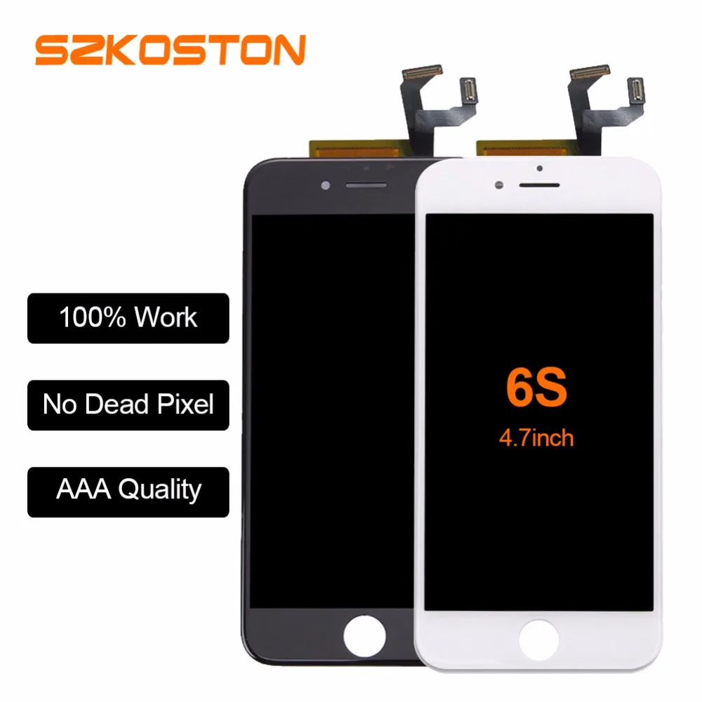 

Hot Sale Grade AAA Quality Front LCD Screen Display For iPhone 6s With Touch Screen Digitizer Assembly Replacement Bran