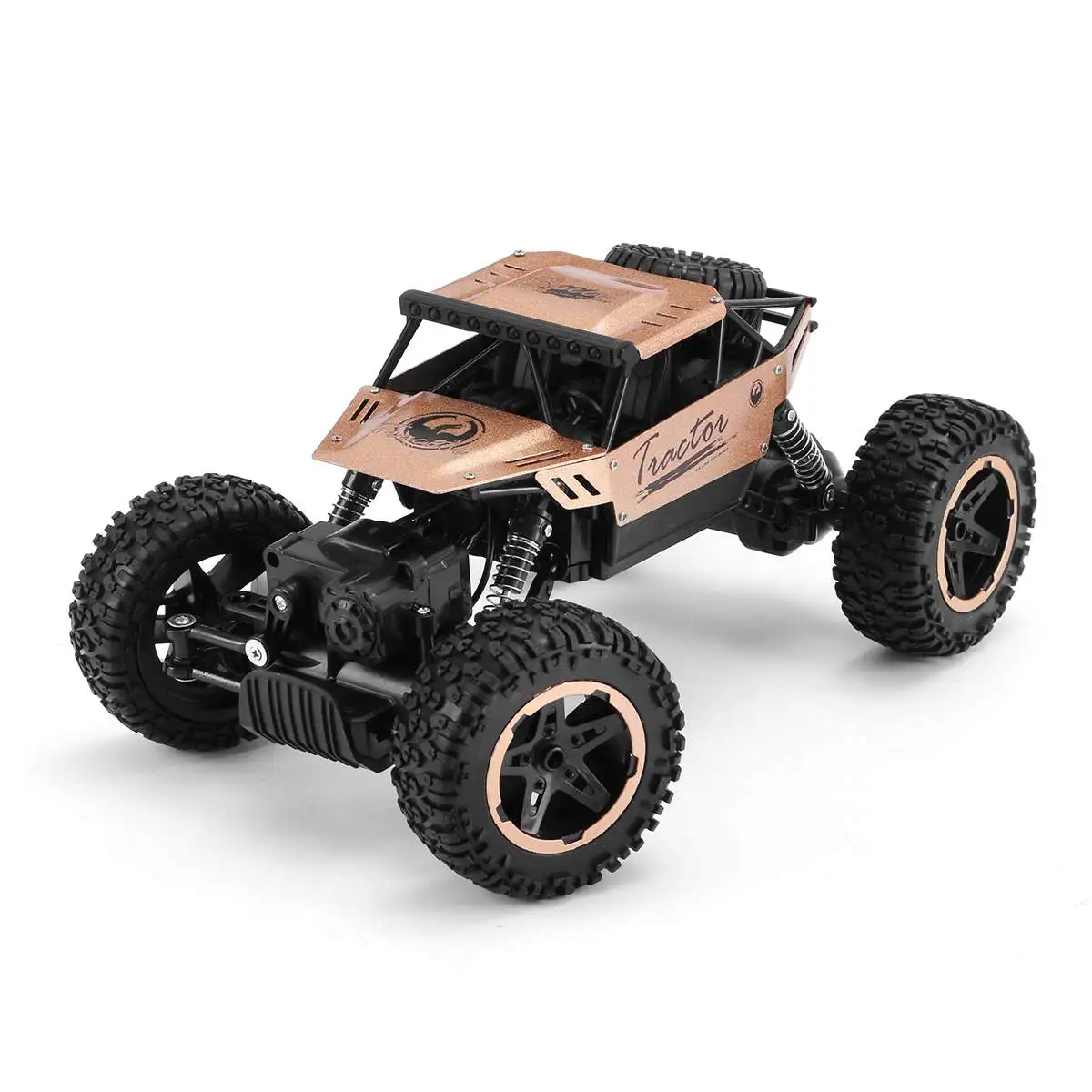 1: 18 48 км/ч RC автомобиль 4WD грузовик 2,4 ГГц один ключ трансформации вездеход восхождение автомобиля дистанционного Управление игрушки - Цвет: Золотой
