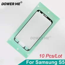 10 шт./партия Dower Me средняя рамка Передняя ЖК-клейкая водостойкая лента наклейка для Samsung Galaxy S5 5,1 дюйма