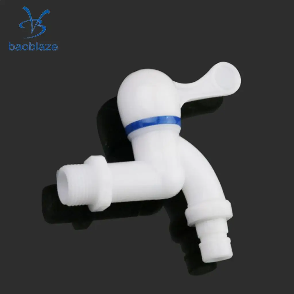 20mm Male Tread Plastic Water Faucets Yard Garden Washing Machine Water Taps, 3 Designs