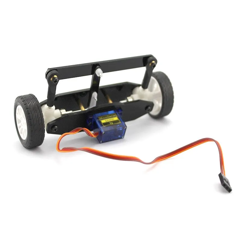 

Turned to the front axle ZX2 steering system model (rudder) car model material by hand The front wheel steering assembly