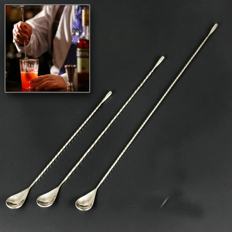 Cocktail bar spoon stirring spoon thread tears wine 50cmin Cocktail