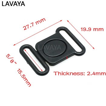 

1000pcs/pack 5/8" Plastic Safty Breakaway Bra Buckles Belt buckle Underwear accessories Webbing 15.5mm