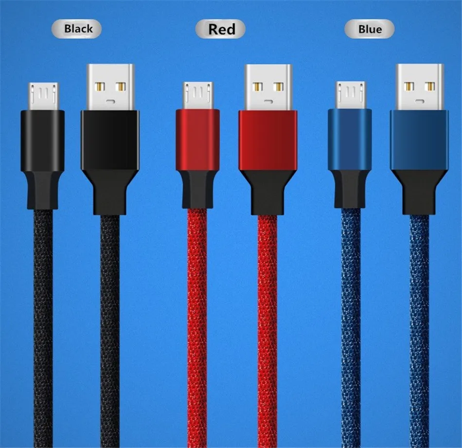 NOHON 5V2.2A Micro USB Cable For Samsung Galaxy S7 S6 For Xiaomi Redmi 4X 4A Mobile Phone Cables Micro USB Data Sync Charge 1M (3)