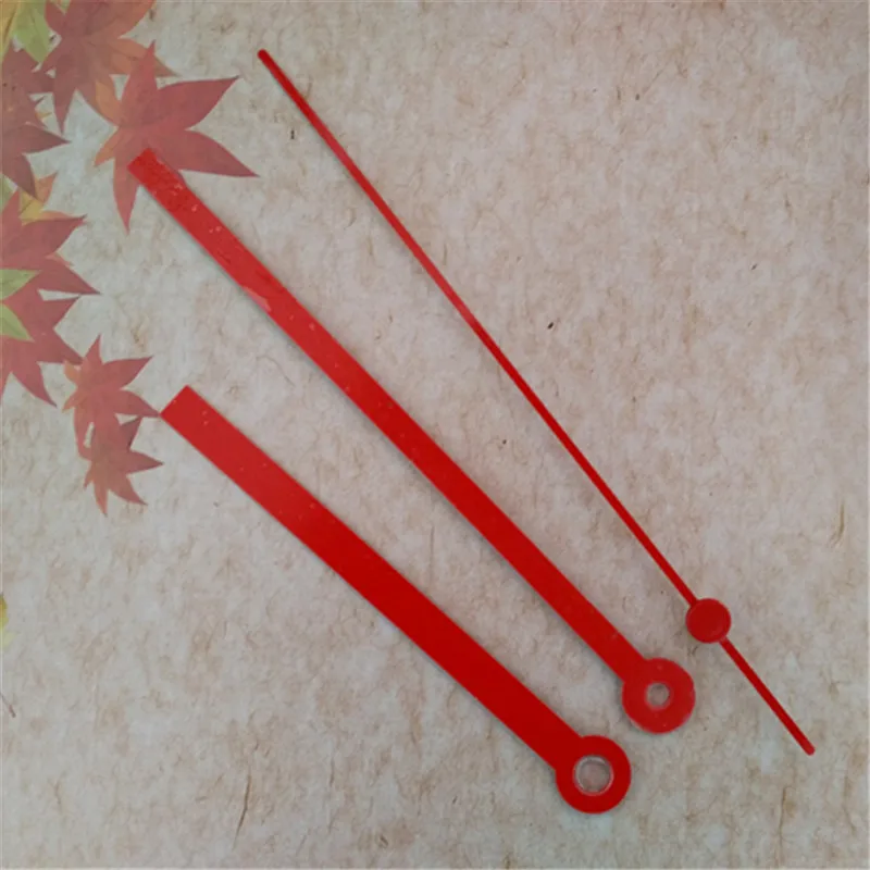 

Metal Red Hands Clock Arrows Metal Red Clock Arms for DIY Clocks