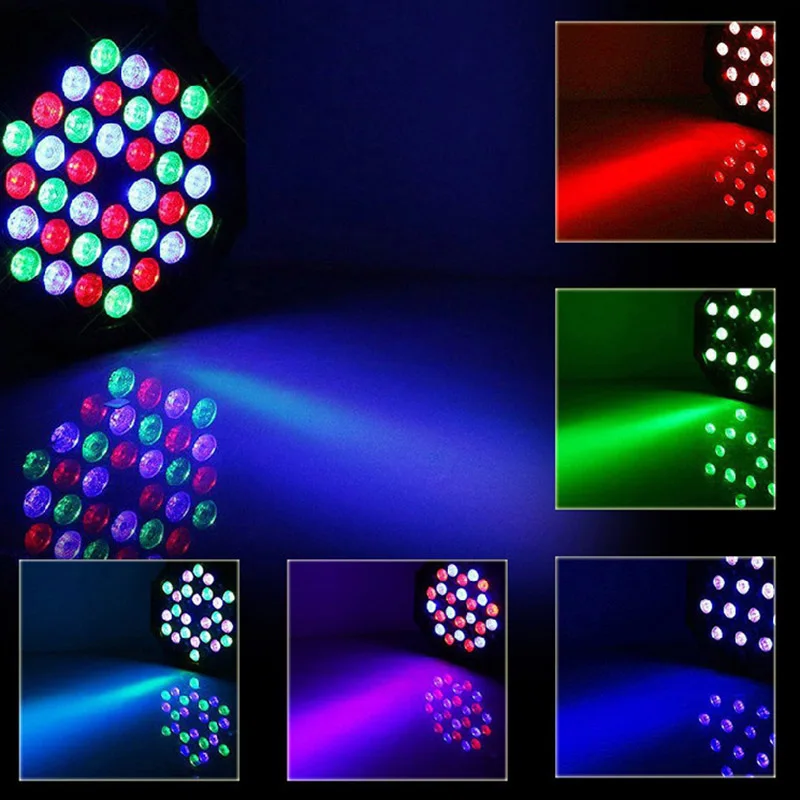 

36 LED Par Lights Stage Lighting Remote DMX Control RGB Lights for Party Wedding Club Show GHS99