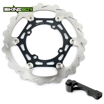 

BIKINGBOY For Kawasaki KX 125 KX250 KX250F 2004 2005 KXF KX-F Suzuki RMZ RM-Z 250 04 05 06 270mm Front Brake Disc Disk Bracket