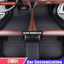 Индивидуальный заказ автомобильные коврики для Bmw G30 E30 E34 E36 E39 E46 E60 E90 F10 F15 F20 F30 X1 X5 E53 E70 E87 X3 E83 коврик авто Стайлинг