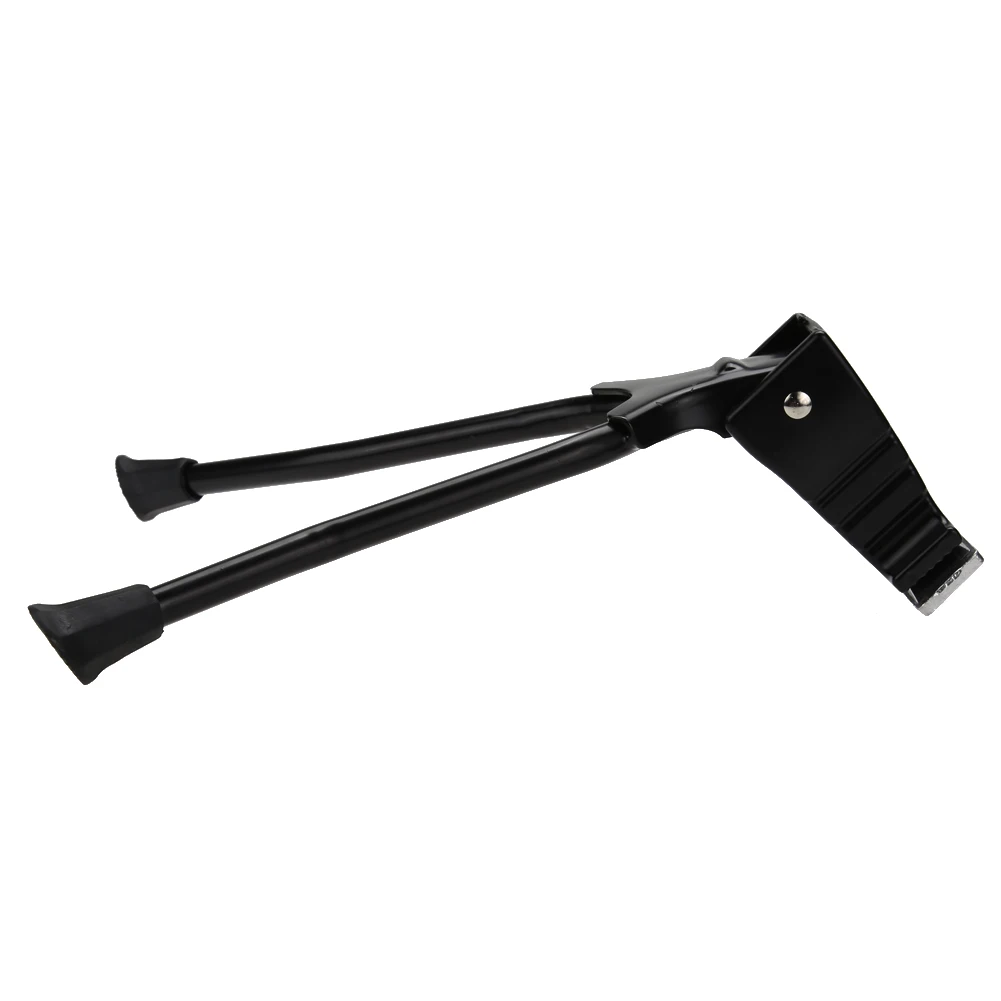 Goede Dubbele Been Mtb Fiets Kickstand Parking Rack Mountainbike Zwart Ondersteuning Side Kick Stand Voet Brace