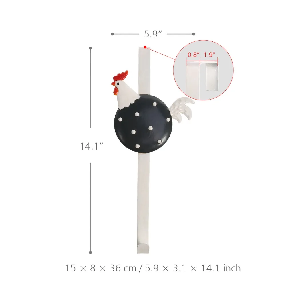 Chicken Door Hook Hanger Rack Holder