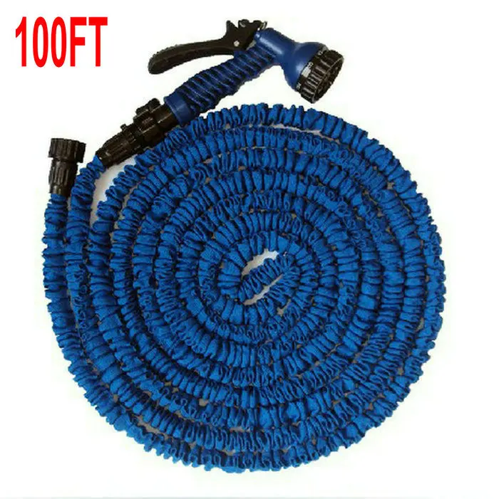 

Wholesale 100FT 25M Watering Kit Garden Hose Expandable Flexible hose Garden hose in Strong Rubber and 7 Forms Spary Gun