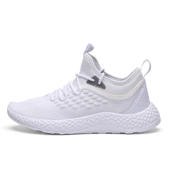 

Running Shoes For Men Ultralight Weaving Sport Shoes High Quality Breathable Footwear Jogging Thick Sole Sneakers For Male
