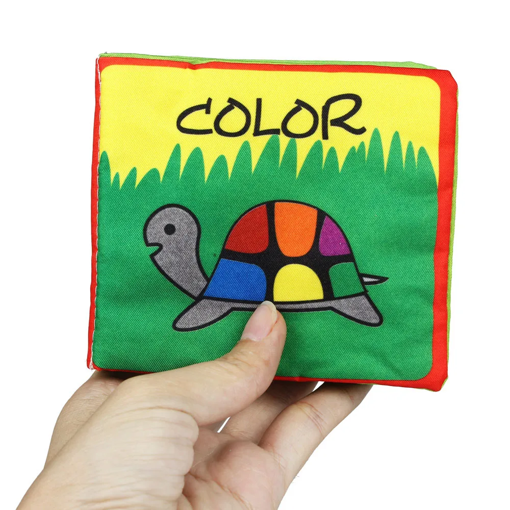 

New Soft Cloth Baby Intelligence Development Learn Picture Cognize Book Jan 2