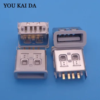 

10pcs/lot Original USB connector Laptop Vertical 180-degree vertical USB interfaces-one quality USB Jack 2.0
