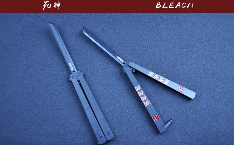 Япония Аниме бабочка KnivesToys BALISONG металлический тренажер стальные ножи из сплава не острый нож новинка игрушки подарок игра