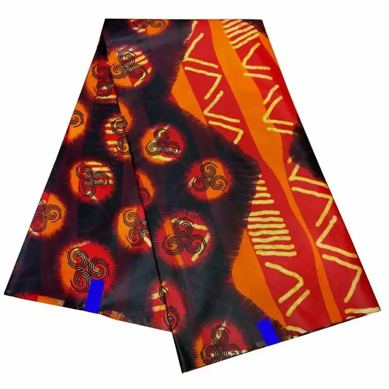 Полиэстер Классический Африканский Воск принты ткань Анкара парча tissu Африканский голландский воск для шитья лоскутное платье - Цвет: Gray