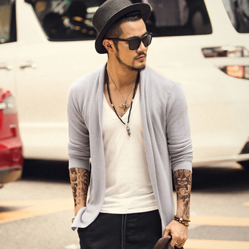 Mens Knit Vest Truien Mannen Truien trends dunne Trui Slim Casual Merk ontwerpers kleding