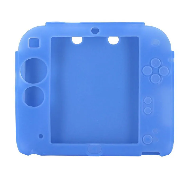 

Hot Sale Soft Silicone Case Cover for 2DS Game Protective Cases Anti-Slip Shockproof Protective Game machine Cover Shell