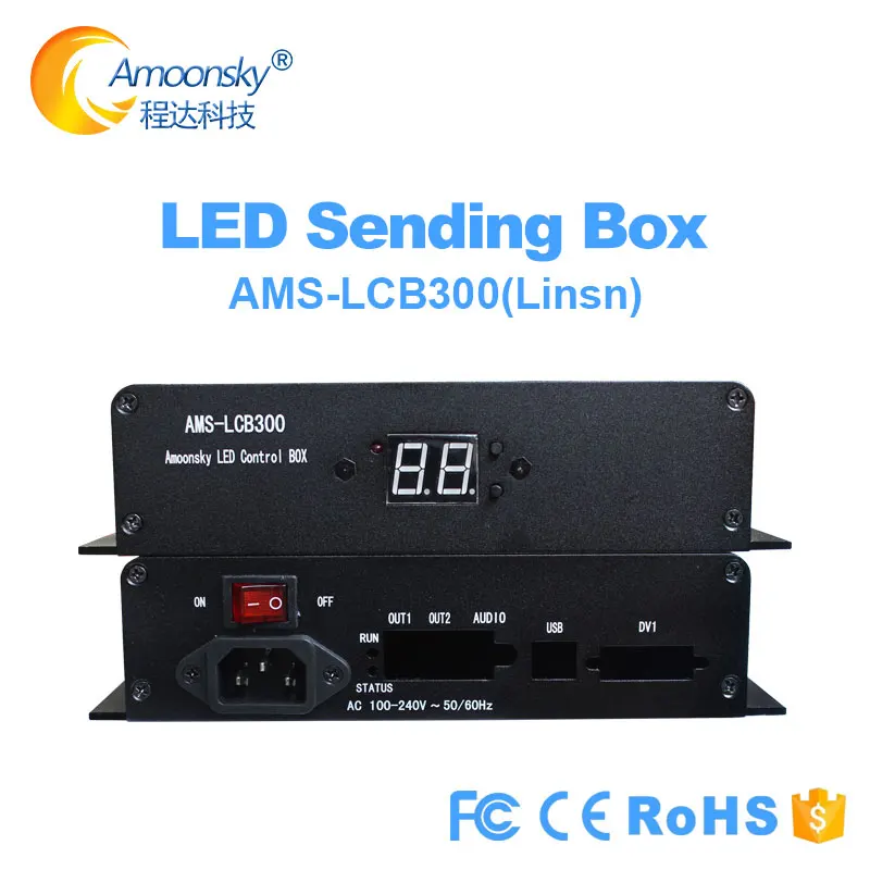 Linsn ts802 коробка отправки включает питание с регулировкой яркости поддержка linsn