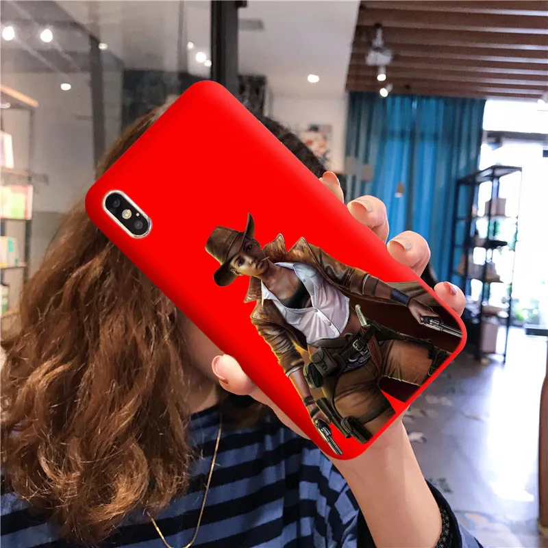 Funny Black Head Girl Phone Case Make Money Not Friends Women For iPhone 11Pro Max X XR XS 8 7 6s Plus Candy Red Silicone Cover