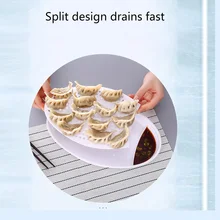 Блюдо для пельменей с уксусом блюдо двухслойная сливная пищевая тарелка для пельменей MYDING