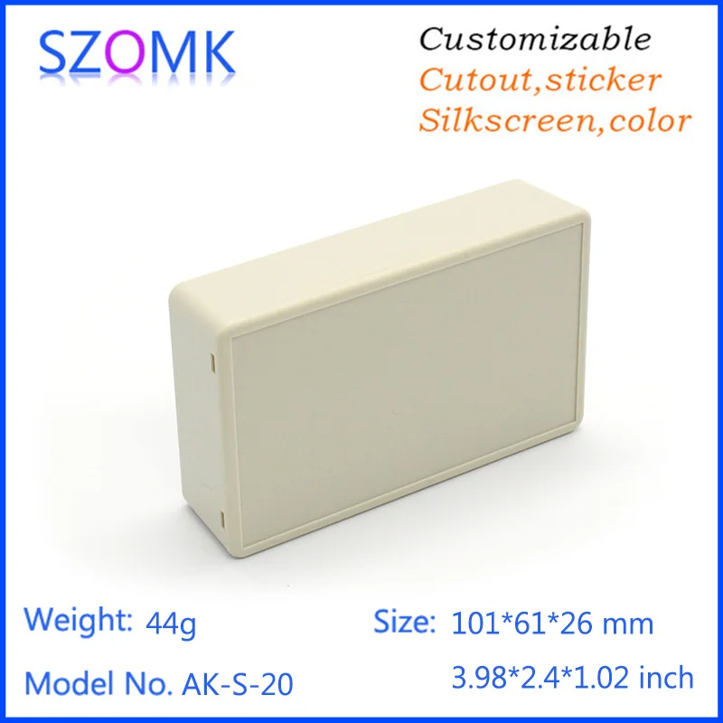 

1 piece, 92*59*23mm small plastic case electrical cabinet abs plastic box for electronic project hot sales diy plastic enclosure