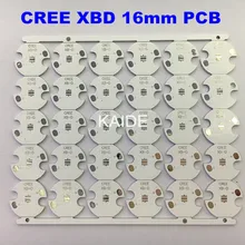 CREE XBD алюминиевая пластина 2525 светодиодный PCB dia16mm20mm светодиодный фонарик монтажная плата