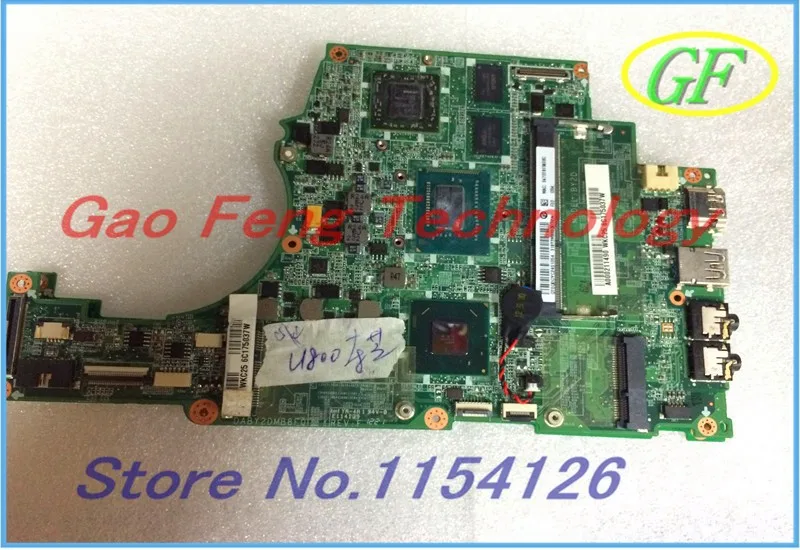 Материнская плата для ноутбука для TOSHIBA U840 31BY2MB00O0132N DABY2DMB8F0 A000211490 DDR3 Non-Встроенная Материнская плата тестирование