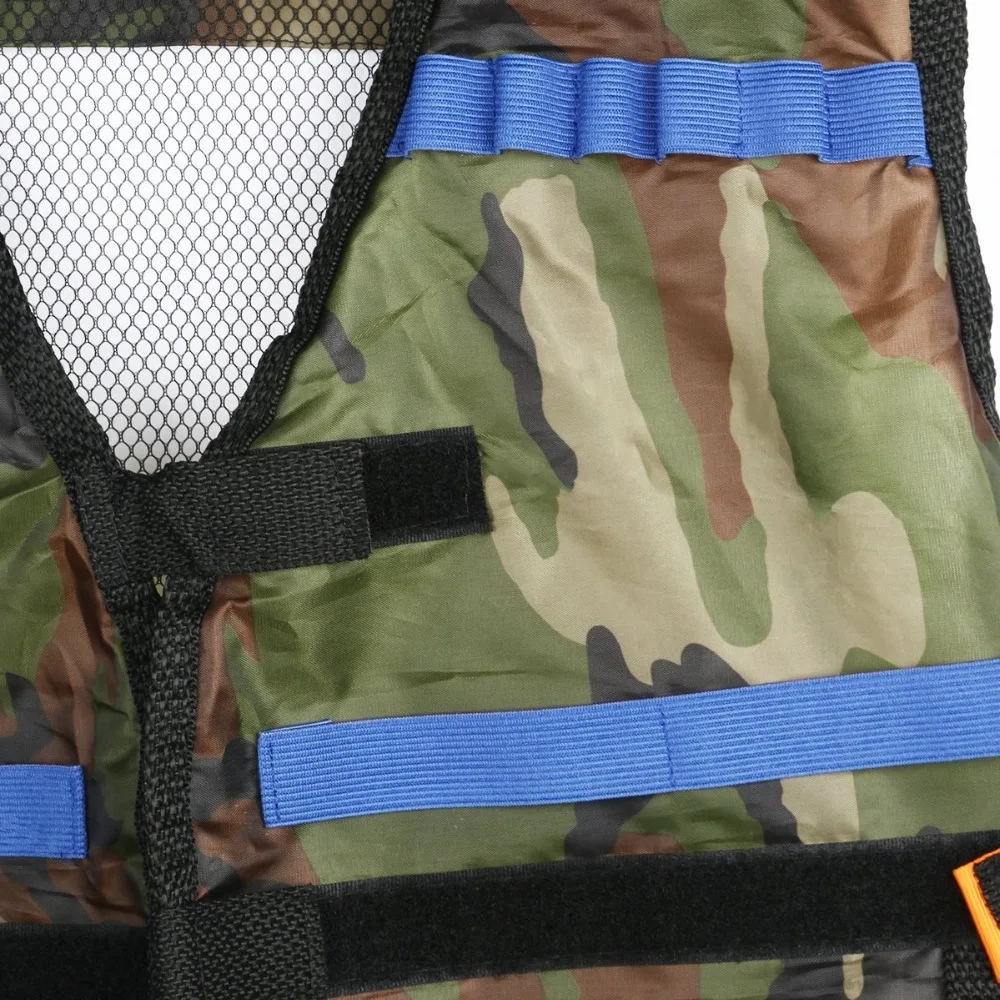 Тактический жилет жилеты безопасности Регулируемый с карманами для хранения подходит для Nerf N-Strike Elite Team жилеты