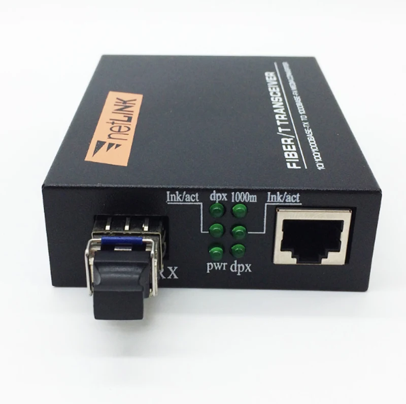 Fiber Media Converter HTB GS 03 10/100/1000 Base T SFP Converter Fiber