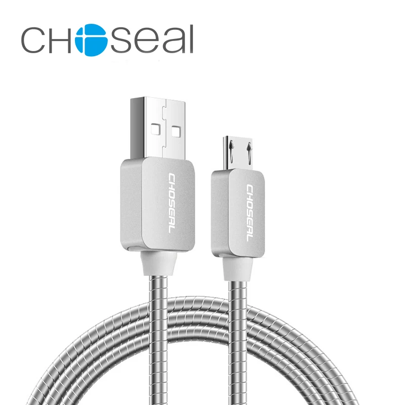 Choseal Micro USB Cable Aluminum Alloy Charger Cable Mobile font b Phone b font Charing Cable