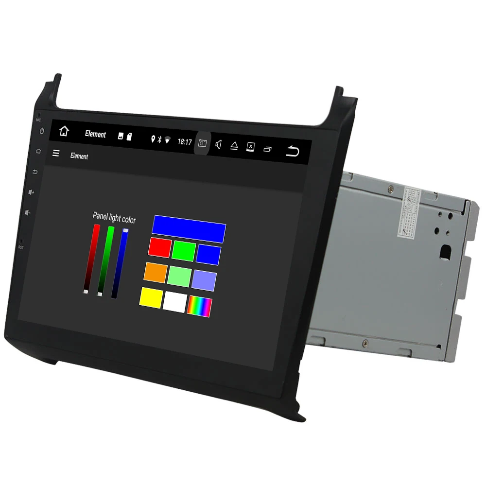 Cheap 10.1" IPS Octa Core 4G Android 8.1 4GB RAM 64GB ROM RDS FM BT Car DVD Multimedia Player Radio For Volkswagen VW Polo 2012-2018 2