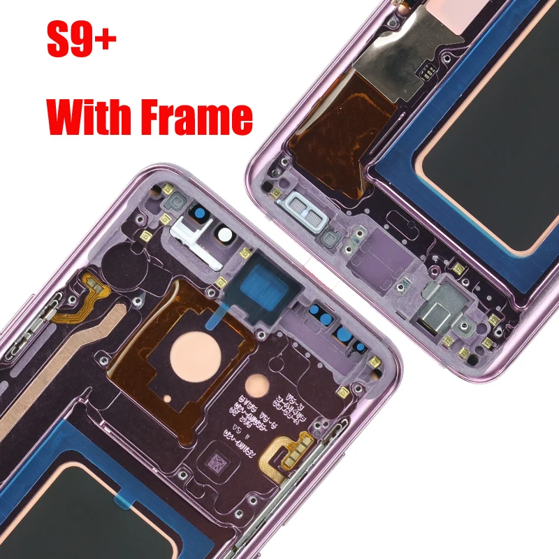 Оригинальный AMOLED ЖК дисплей S9 S9plus для Samsung Galaxy + Plus G965 G960 с эффектом затемнения и
