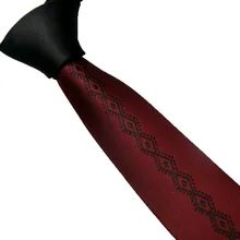 LAMMULIN мужские галстуки для костюма дизайн черный Узел контрастный бордовый с черным клетчатым полосатым шейный платок, тонкий галстук 6 см Gravats