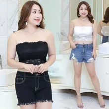 Модный кружевной большой размер, обернутый грудь, без стального кольца, без бретелек, повязка на грудь, кружевной бюстгальтер, топы для женщин