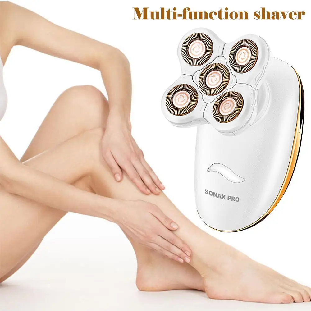 

Women Electric Shaver Painless Safe Body Hair Remover 3 In 1 Female Shaving Machine For Bikini Private Underarm Epilator Razor