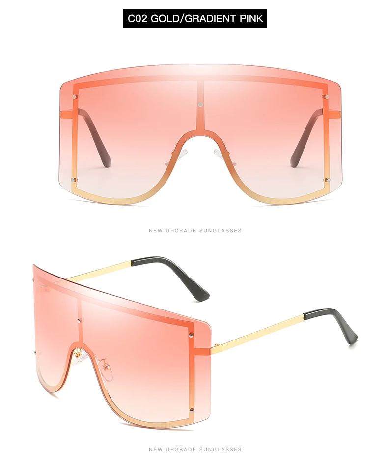 Длинные хранительские женские солнцезащитные очки в стиле стимпанк мужские панк-очки металлическая оправа зеркальные прозрачные очки UV400