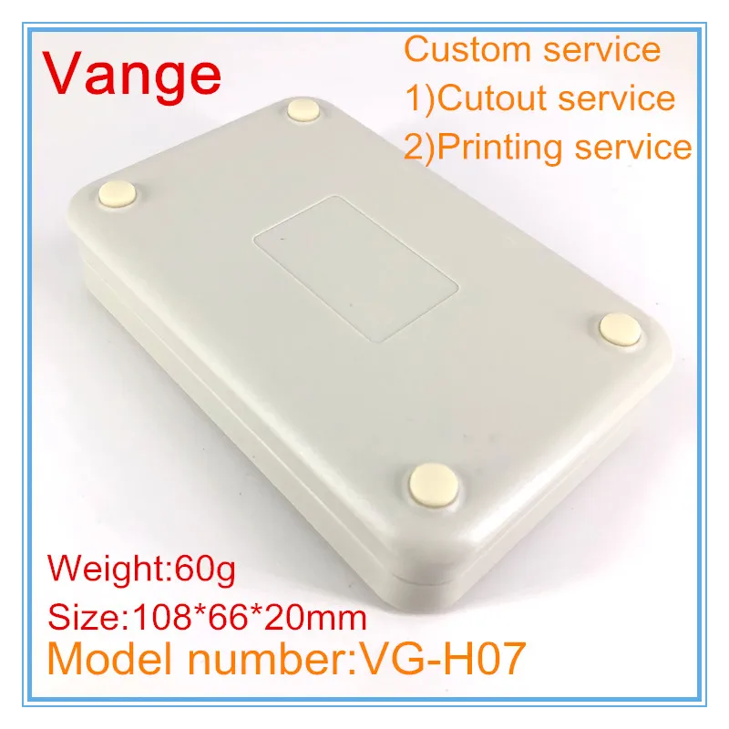 1 шт./лот портативный электронный ящик проекта 108*66*20 мм ABS пластиковые корпусы для устройств diy для Промышленное оборудование управления