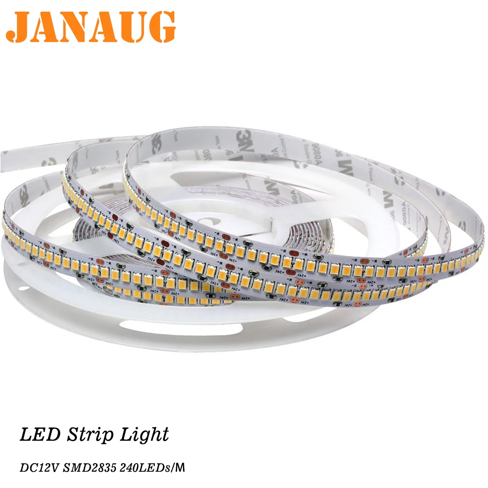 #Best Bande LED Ribbon 12V ledstrip 2835 LEDs SUPER Shining bright and uniform 1M, 2M, 3M, 4M, 5M cuttable LED Tape fast shipping