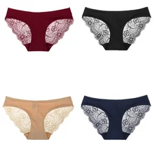Горячая Распродажа! Женские сексуальные кружевные трусики женские трусы Бесшовные, нижнее белье стринги качественные трусики S/M/L/XL