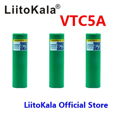 3 шт. литий-ионный аккумулятор LiitoKala Max 35A Pulse 60A разряд 18650 2600 мАч VTC5A высокий уровень