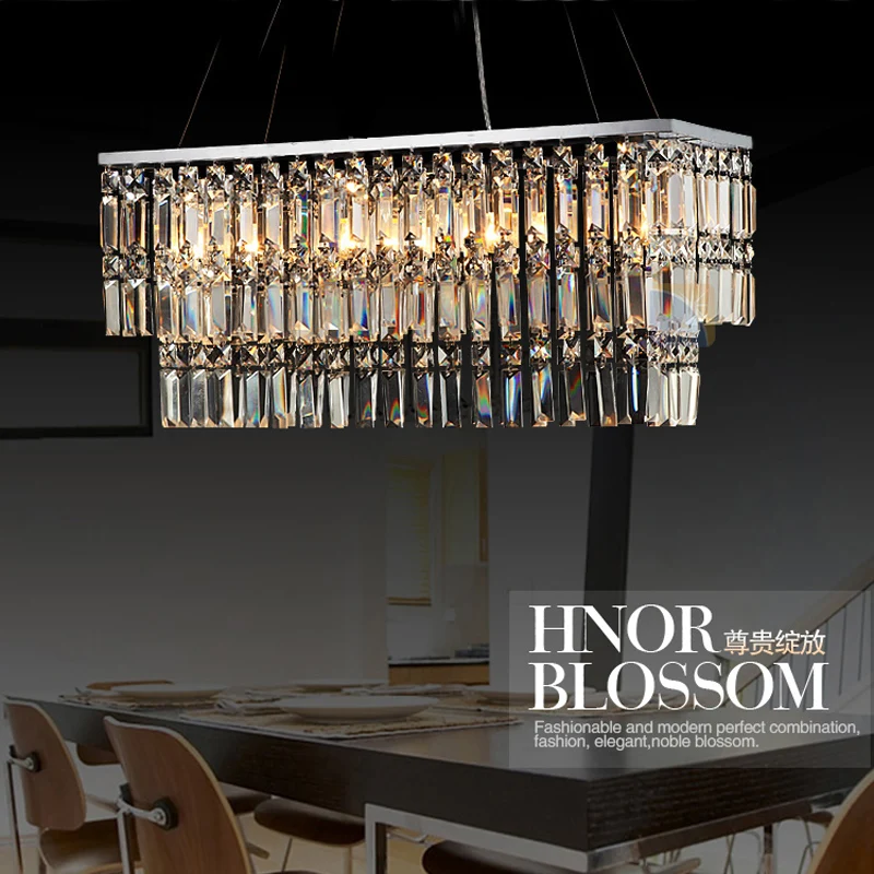 Fluorescent Pendant Lamp Crystal Lighting Aechitectural Fluorescent Pendant Lamp Crystal Lighting Aechitectural Suspension Lights Modern Linear Multi Led Lamps In From