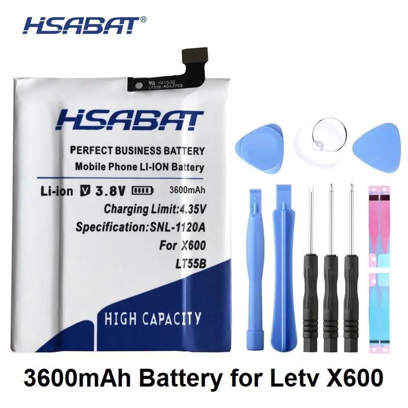 

HSABAT 3600mAh LT55B Battery For LeTV ONE X660 X600 Le 1 cell phone battery