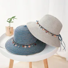 Новая женская шляпа от солнца, Женская Корейская версия, рыбацкая шляпа, уличная пляжная шляпа от солнца, солнцезащитный козырек, кепка для бассейна, летняя крутая складная шляпа