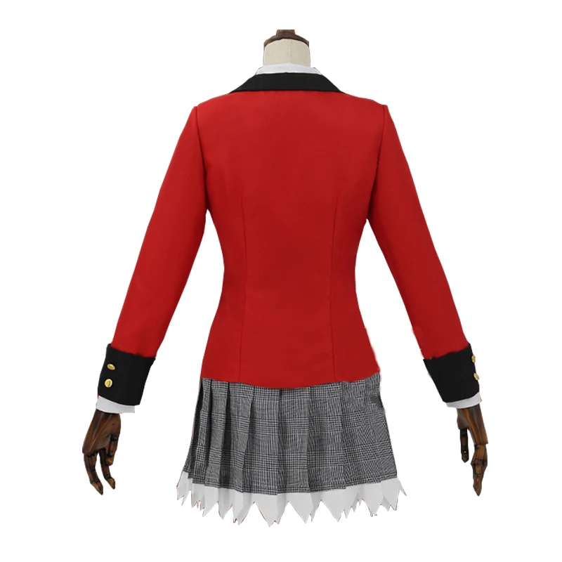 ROLECOS аниме Kakegurui 2 сезон Косплей Костюм Yumemite Yumemi школьная форма для женщин