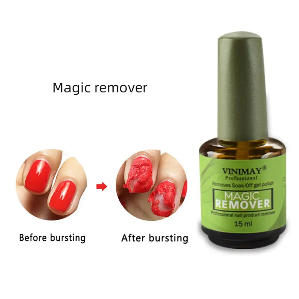 

15ml Nail Gel Magic Remover Gel Soak off Remover Nail Polish Delete Primer Acrylic Clean Degreaser Nail Art Lacquer Manicure