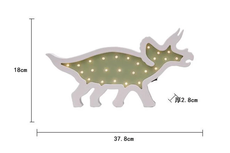 Светодиодный ночной Светильник для детской комнаты с изображением динозавра, лампа на батарейках, мебель, ночник, украшение дома, горячая распродажа, настенный светильник, Прямая поставка