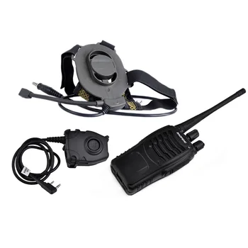 

Z tactical Airsofte Bowman Elite II HZ027 + Z112 PTT Military + BAOFENG888S Kenwod RADIO Walikie Talkie Z027-S112